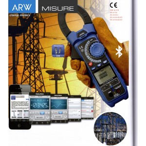 Pinza amperometrica professionale multifunzione ARW-3383 RMS-Bluetooth